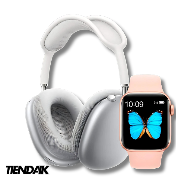 AIRPODS MAX + RELOJ INTELIGENTE T500