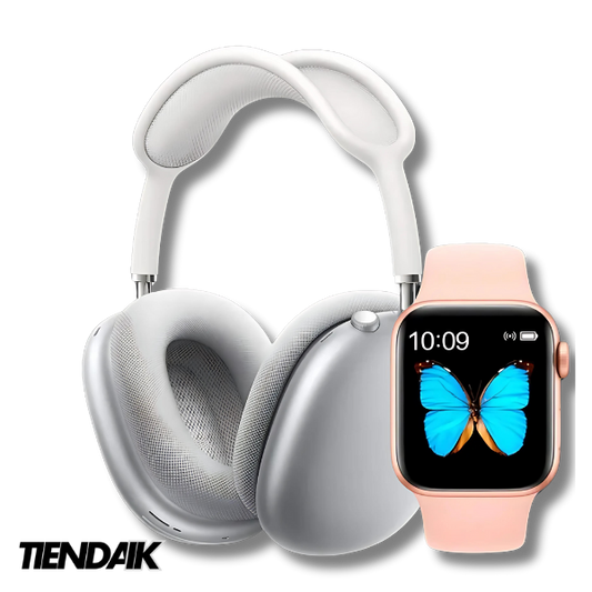 AIRPODS MAX + RELOJ INTELIGENTE T500