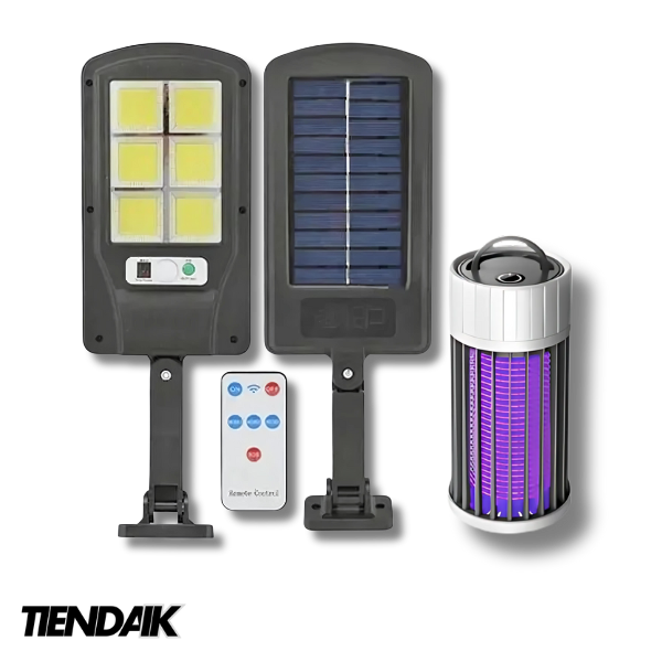 LAMPARA SOLAR + REGALO ANTIMOSQUITO